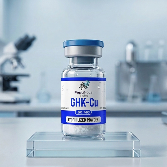 GHK-Cu 100mg Péptido de Cobre Liofilizado para Investigación - PeptiNova